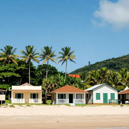 CASAS NAS PRAIAS DO LITORAL NORTE DE SÃO PAULO